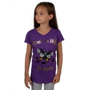 Ed Hardy - Butterfly Girls Youth T-Shirt - Youth Medium