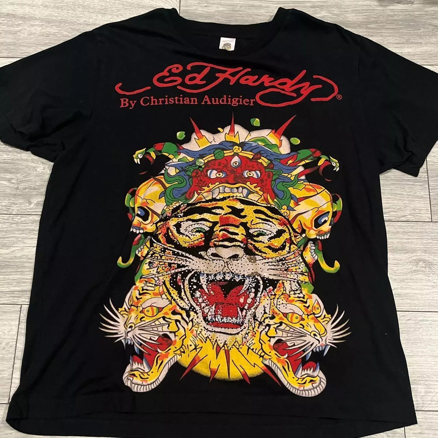 Ed Hardy By Christian Audigier Tiger Unisex Heaven Cotton