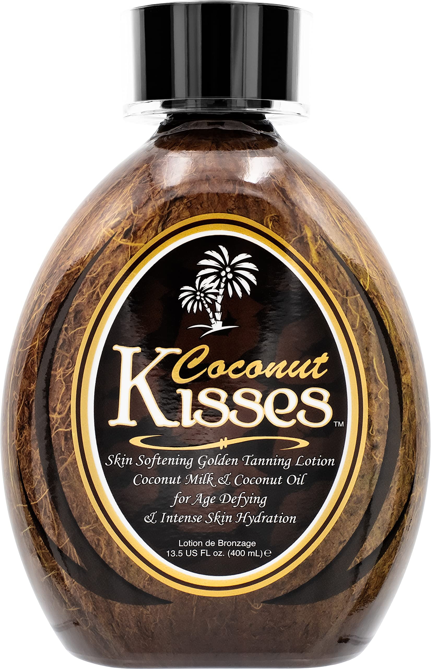 Ed Hardy Coconut Kisses AKF18 Golden Tanning Lotion Cruelty Free, Gluten Free, Mineral Oil Free, DHA Free for All skin type,13.5 oz