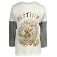 thumbnail image 1 of Ed Hardy - Destiny Tiger Youth 2fer Long Sleeve T-Shirt - Youth Medium, 1 of 2