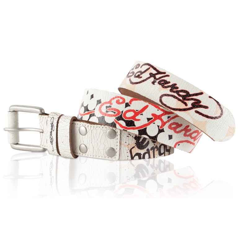 Ed Hardy EH1205 Love Kill Slowly Kids-Boys Leather Belt  display picture 3