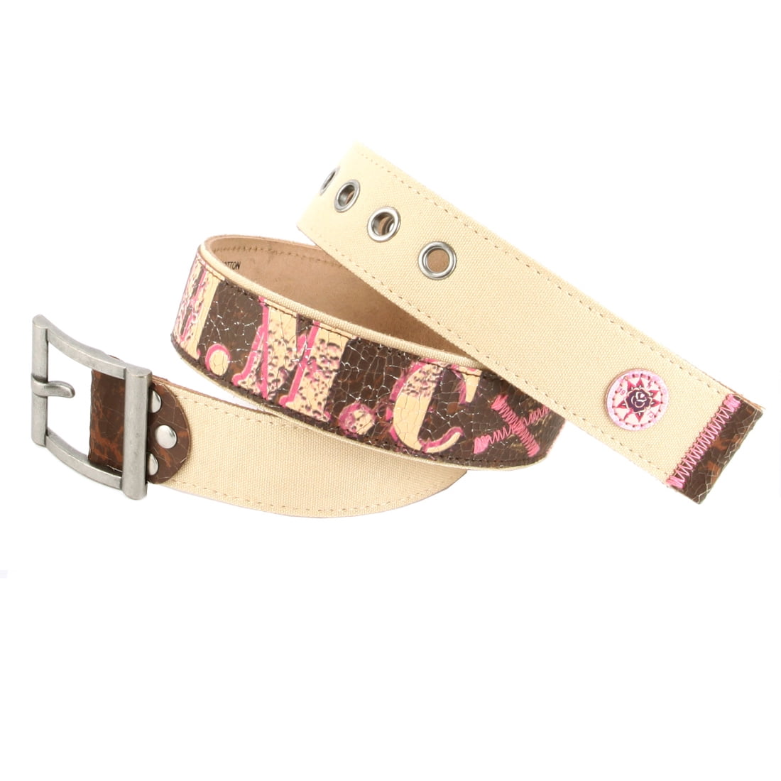 Ed Hardy EH3345 Womens Salute Canvas/Leather Belt - Walmart  display picture 1