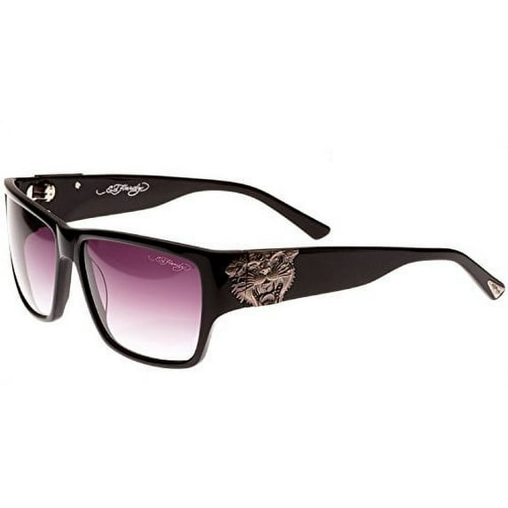 Ed Hardy EHS Tiger Mouth Men's Sunglasses - Black