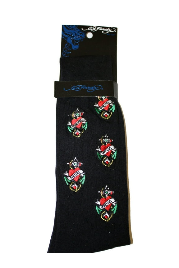 Embroidered All Over Men's Crew Socks