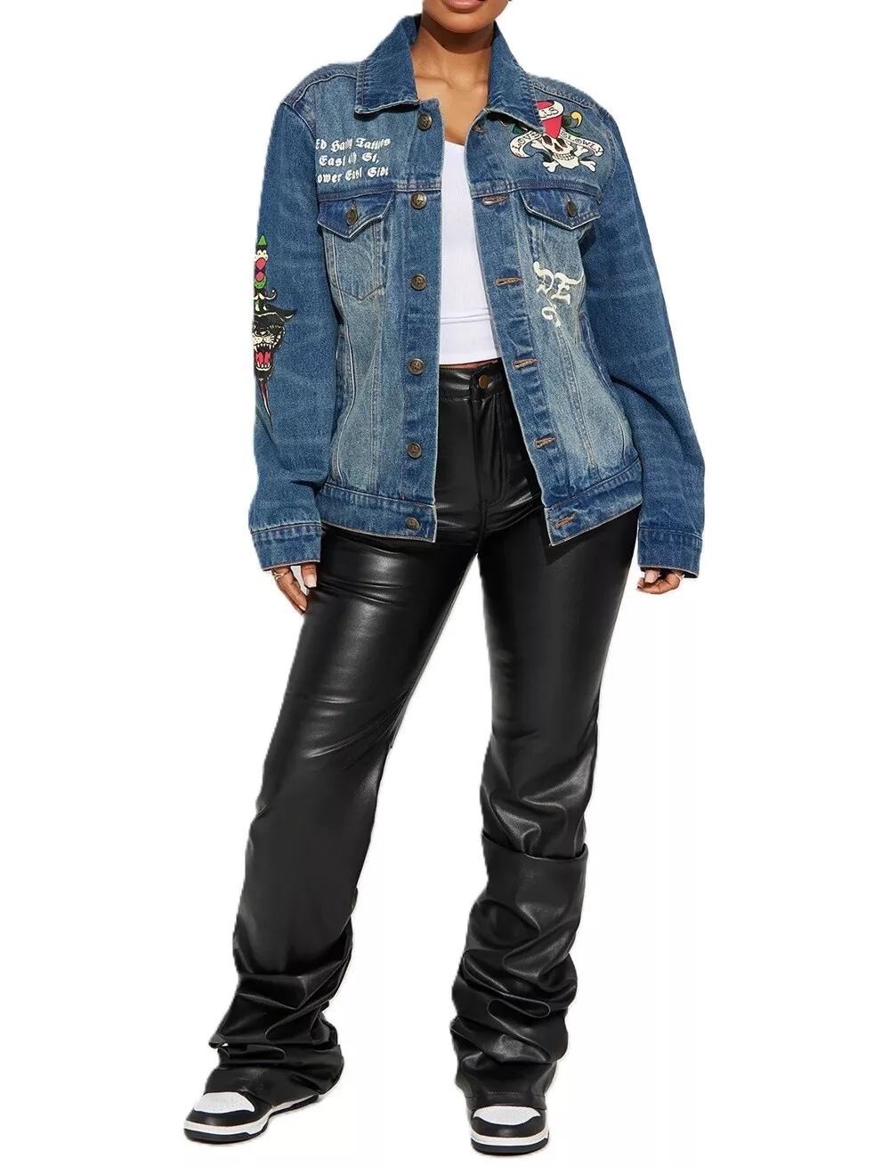 Ed Hardy×TRAVS REVERSIBLE SOUVENIRJACKET Ed Hardy X TRAVS REVERSIBLE SOUVENIR JACKET - SHOWCASE