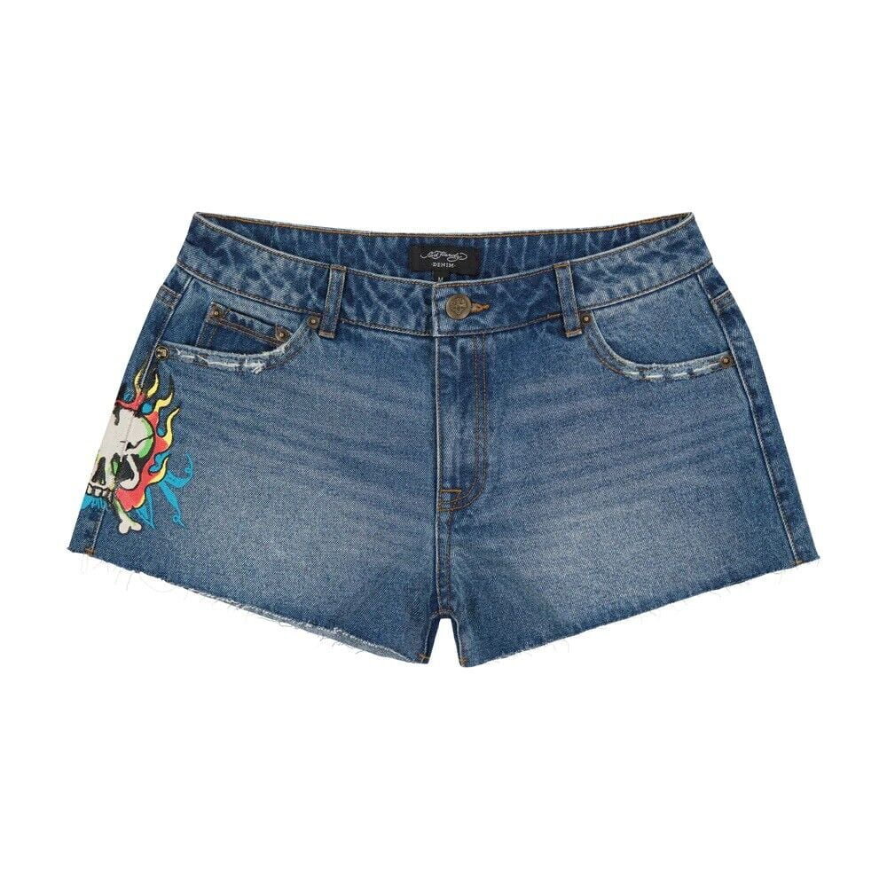 【HI FI FNK】Heart Vintage Bermuda Denim HI FI FNK】Heart Vintage Bermuda Denim