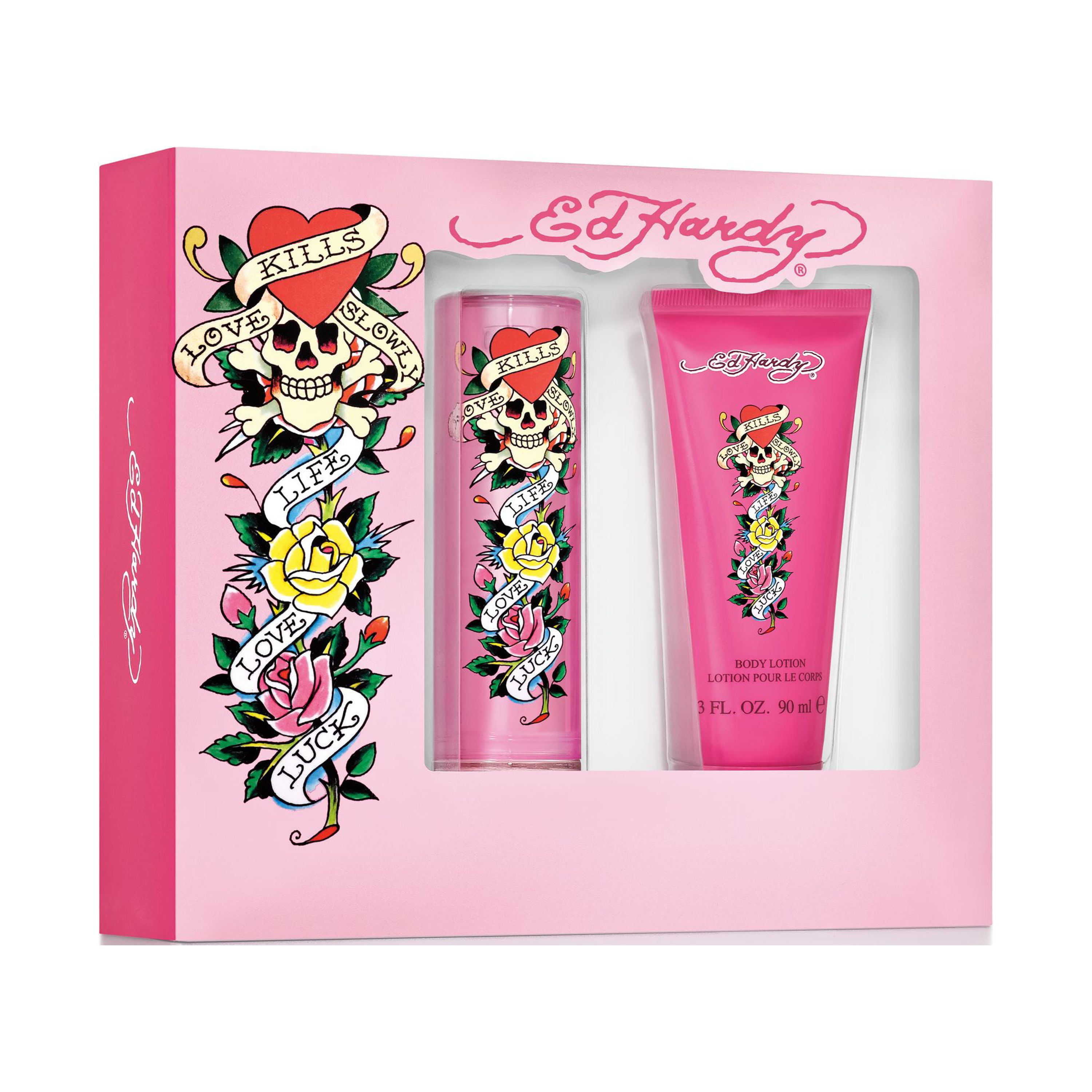 Ed Hardy Fragrance Gift Set for Women 2 pc