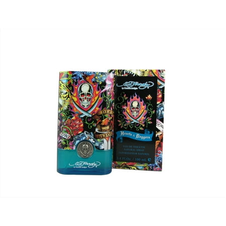 Ed Hardy Hearts & Daggers Cologne,Eau De Toilette Spray For Men 3.4 Oz