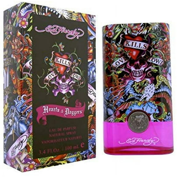 Ed Hardy Hearts & Daggers Eau De Parfum Spray By Christian Audigier3.4 Oz (Pack 6)