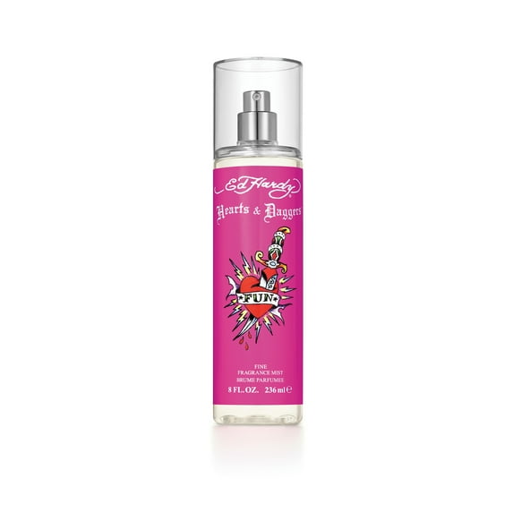 Ed Hardy Hearts & Daggers Fragrance Body Mist for Women, 8.0 fl oz