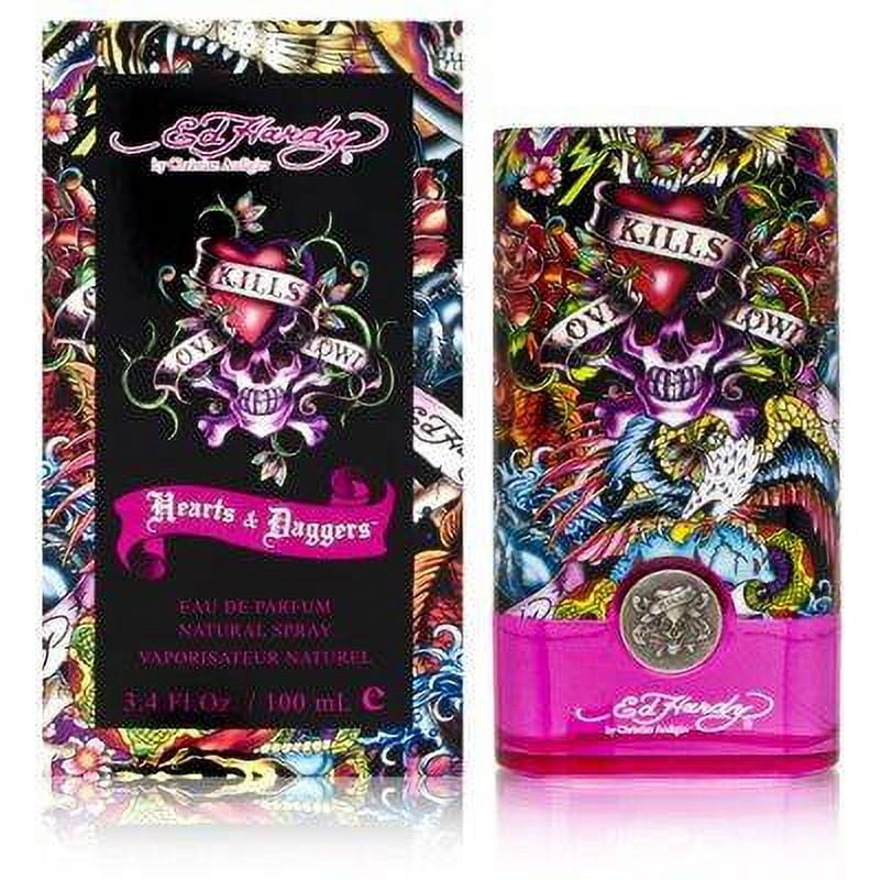 Ed Hardy Hearts & Daggers by Christian Audigier for Women 3.4 oz Eau de ...