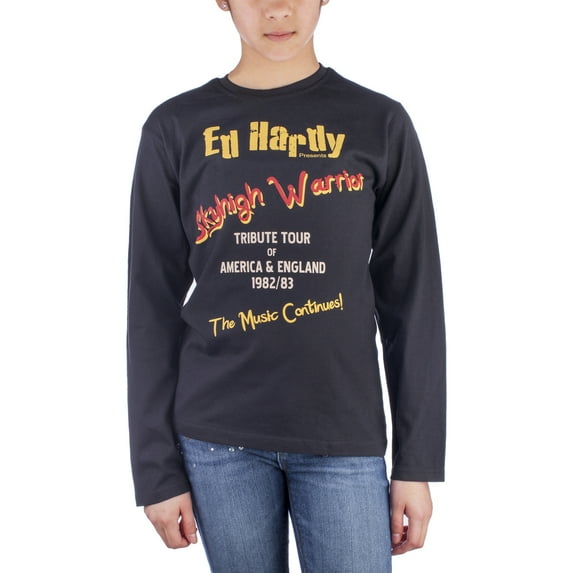 Ed Hardy Kids Girls Long Sleeve T-Shirt