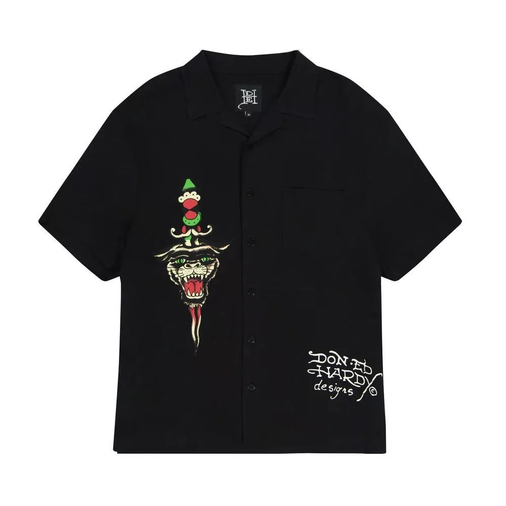 【BADBLOOD】Lion Patch Short Sleeve Slim Fit - Washed Whit MUSINSA | BADBLOOD Lion Patch Short Sleeve Slim Fit - Washed