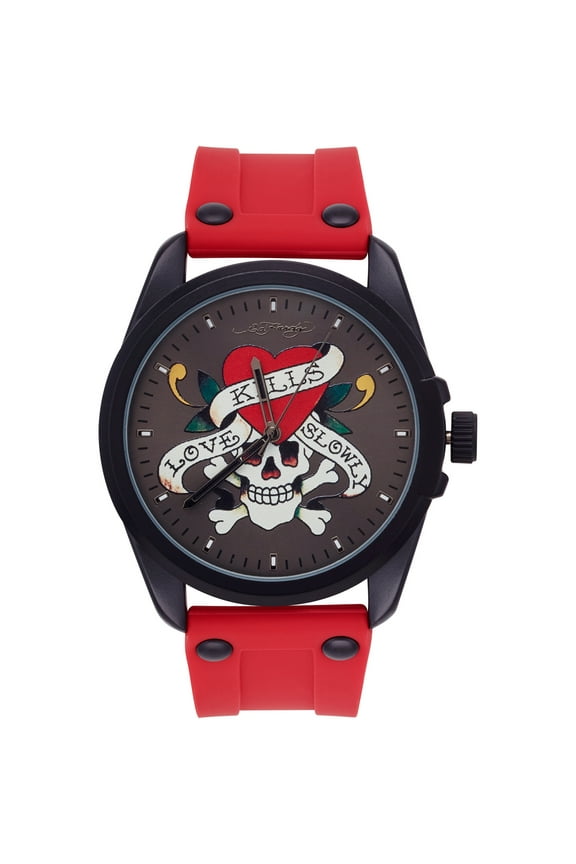 Ladies Black Silicone Strap Matte Black Analogue 38mm Watch with 1mm Crystal Stones Pave Bezel