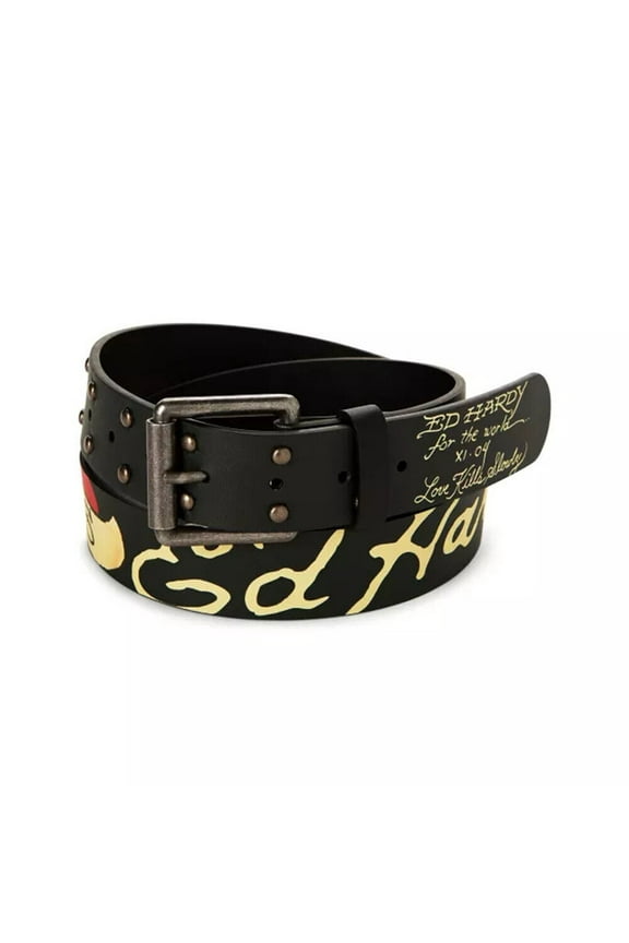 Love Kills Slowly Belt - EH-BE16040AQ (Black, 36)