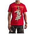 thumbnail image 1 of Ed Hardy Men's Live Fast Tee - EHM1100-157 (Red, L), 1 of 2