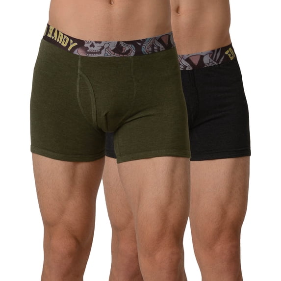 Ed Hardy Men's NYC 2 Pack Boxer Brief