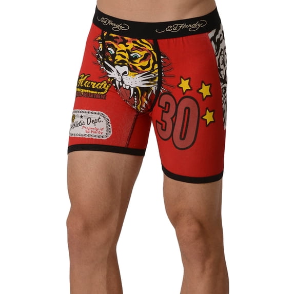 Ed Hardy Men's Tiger Vintage Boxer Brief