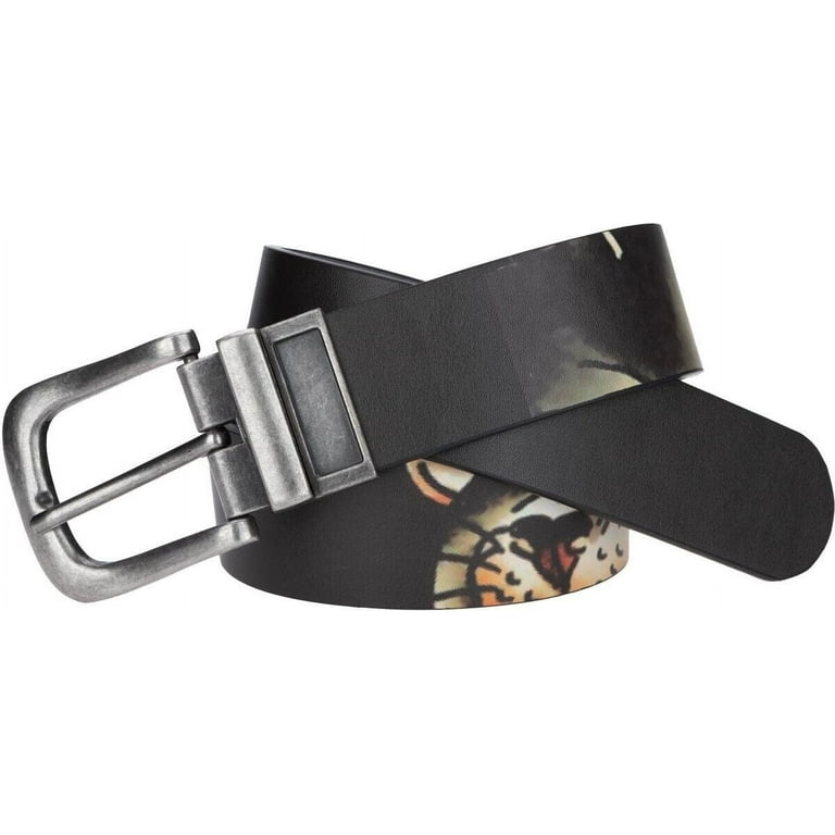 Ed Hardy Panther and Skull Belt - EH-BE16036AQ (Black, 42  display picture 2