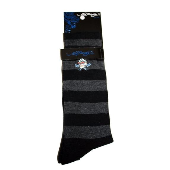 Ed Hardy Rugby Stripe Men's Crew Socks