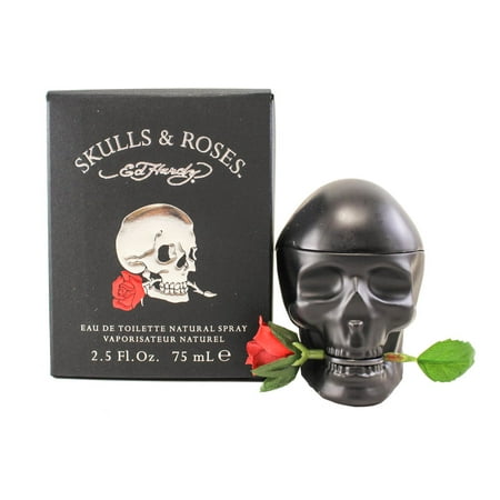 Ed Hardy Skulls & Roses Cologne For Men, 2.5 Oz