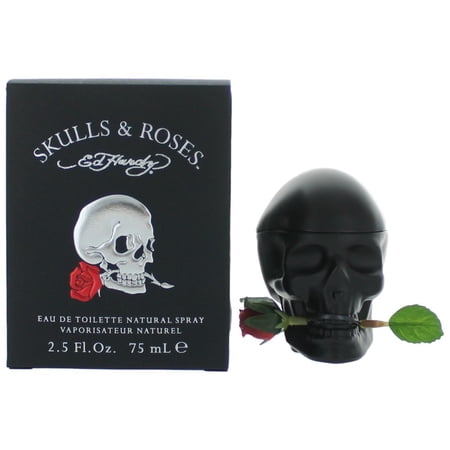 Ed Hardy Skulls & Roses Eau De Toilette Spray 2.5 Oz. / 75 Ml
