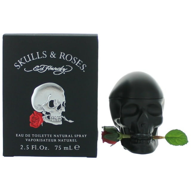 Ed Hardy Skulls & Roses Cologne For Men, 2.5 Oz.