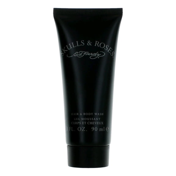Ed Hardy Skulls & Roses by Ed Hardy, 3 oz Hair & Body Wash for Men