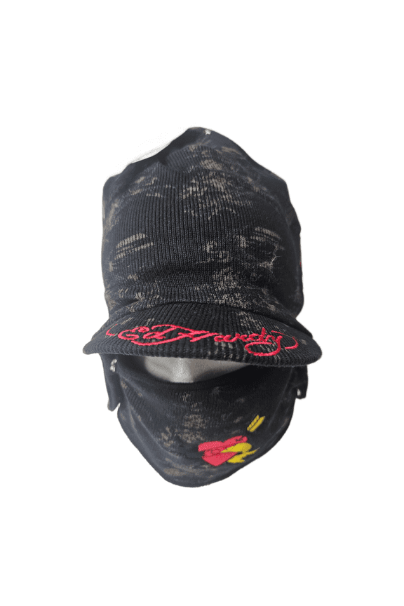 Snow Winter Germany Beanie Hat Face Mask and Earphone Pockets OS