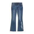 thumbnail image 1 of Ed Hardy Swallow Low Waist Bootcut Jean - WEHD8800-1 (Retro Medium, S), 1 of 2