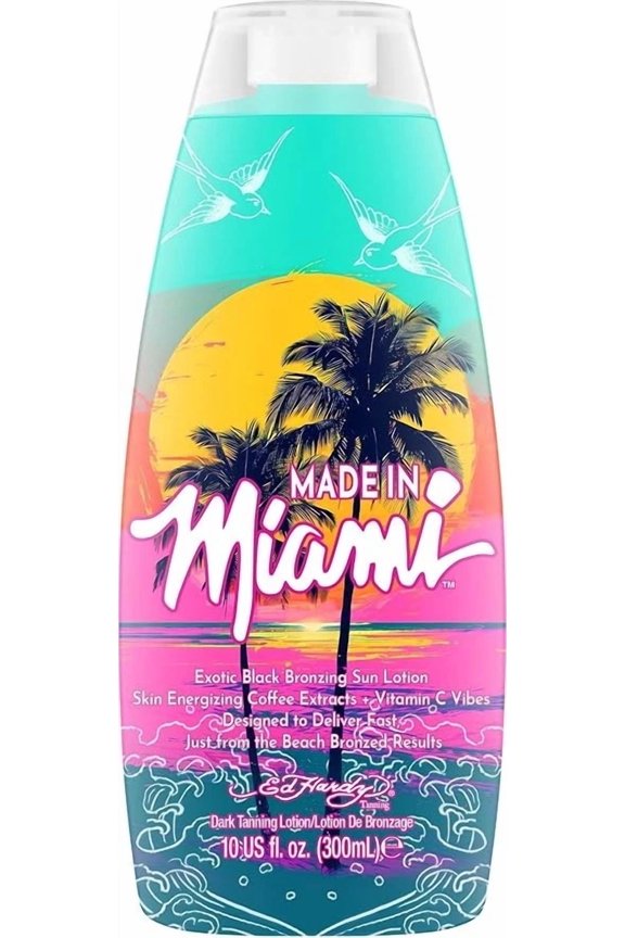 Tanning Made In Miami Dark Tanning Lotion Bronzer 10 oz