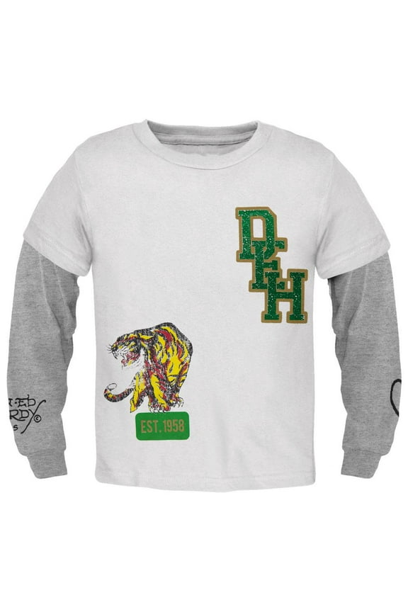 - Tiger Juvy 2fer Long Sleeve T-Shirt - Juvy 6/7