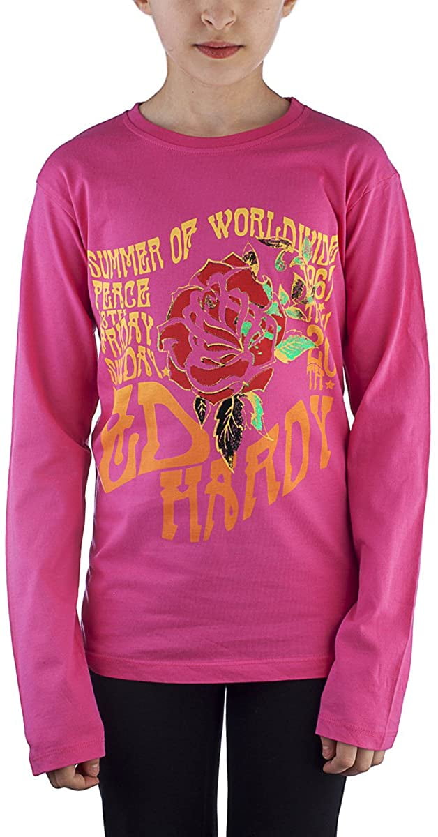 ed hardy rose shirt