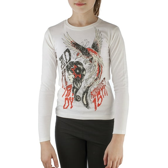 Ed Hardy Toddlers T-Shirt - Off White - 6/6X