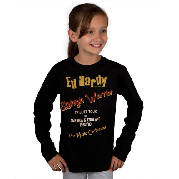 Ed Hardy - Tribute Tour 1982/83 Girls Youth Long Sleeve - Youth Large