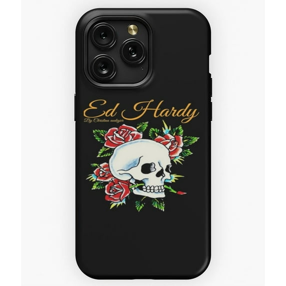 Ed Hardy Vintage Tattoo Art Inspired Graphic A2538 Phone Case for iPhone 11 to 17 Pro Max