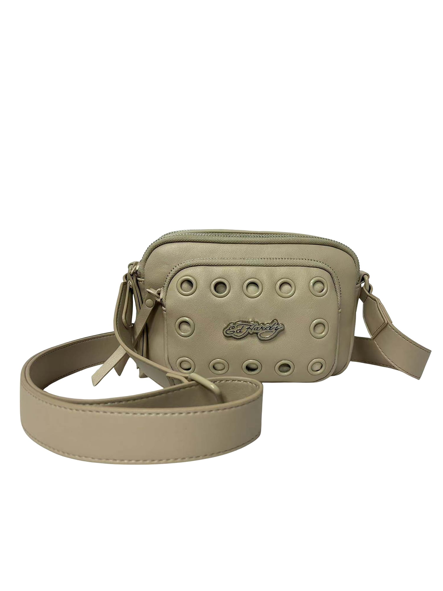 Ed Hardy Women's Marci Camera Crossbody Bag, Sand