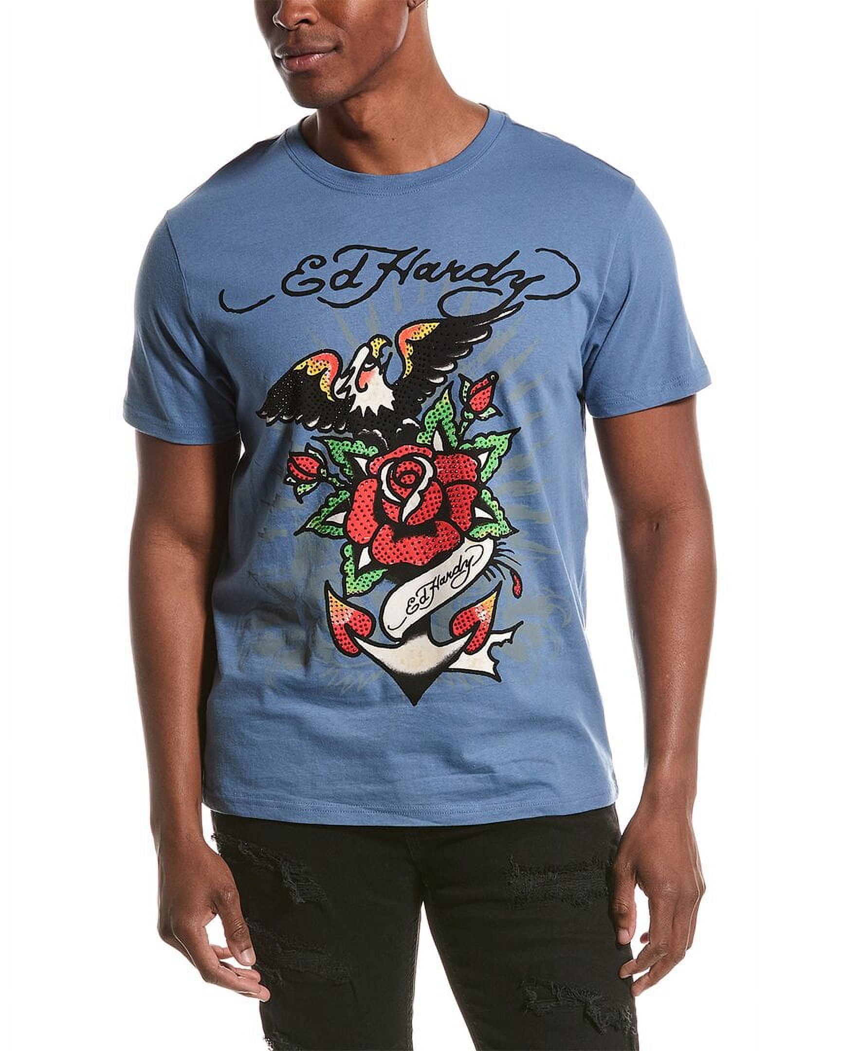 blue ed hardy shirt