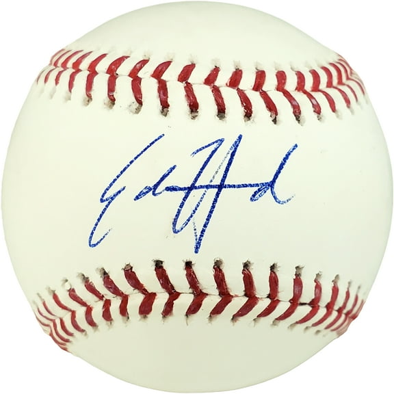 Ed Howard Autographed Official MLB Baseball Chicago Cubs Beckett BAS 179018
