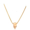 thumbnail image 1 of Ed Jacobs Gold Stainless Steel Skull 24" Necklace, 1 of 4
