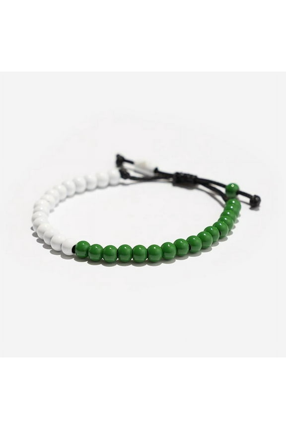 x NBA Boston Celtics Stainless Steel Bead Adjustable Bracelet