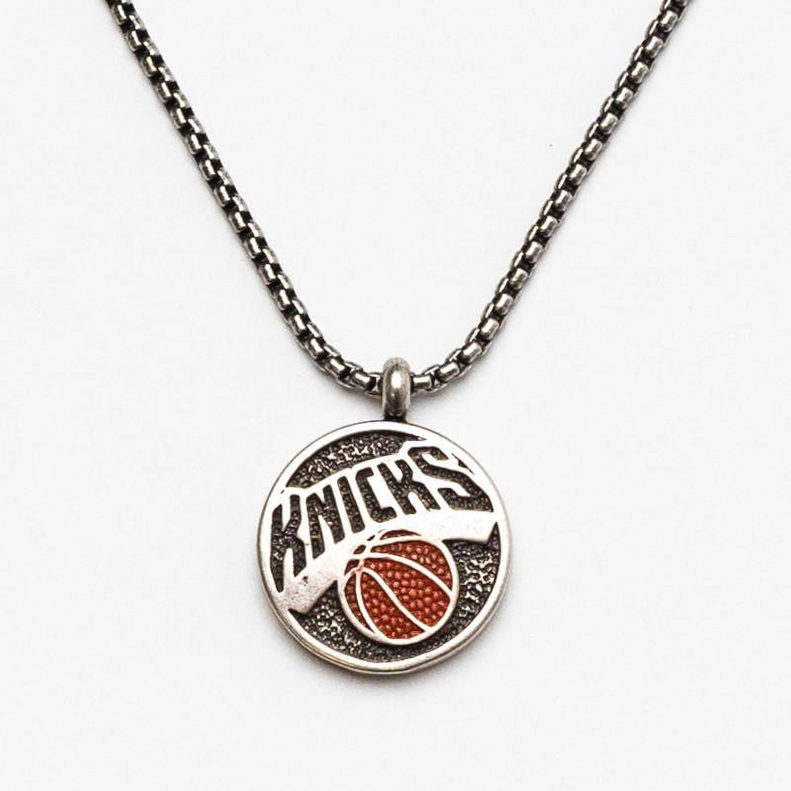 Ed Jacobs x NBA NY Knicks Silver Stainless Steel 24 Chain