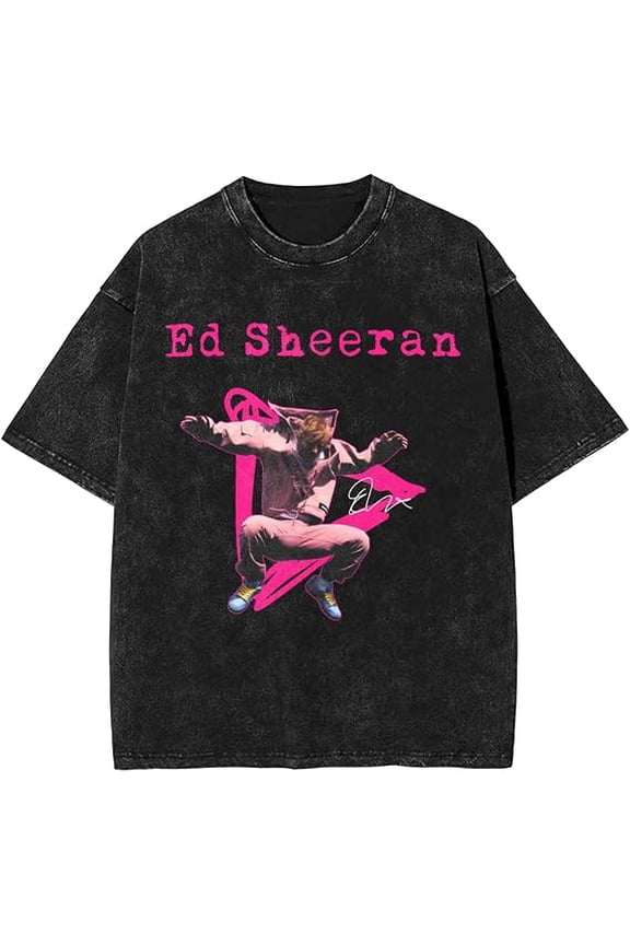 Ed Music Shirt Sheeranss Loops 2026 Tour Vintage Merch Tshirts Oversized Tee
