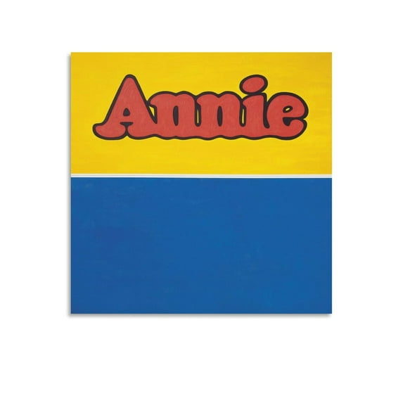 Ed Ruscha Annie Canvas Printing Famous Paintings, Wall Art Posters, Decorative Hanging Pictures Gifts Canvas Painting Poster Wall Art Decorative Picture Prints Modern Decor 28x28inch(70x70cm)