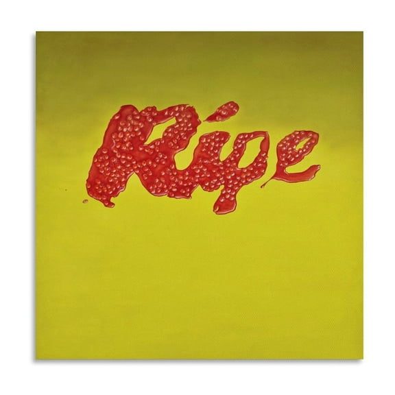 Ed Ruscha Ripe Canvas Printing Famous Paintings, Wall Art Posters, Decorative Hanging Pictures Canvas Poster Wall Art Picture Prints Hanging Photo Gift Decor Home Posters Artworks 20x20inch(50x50cm)