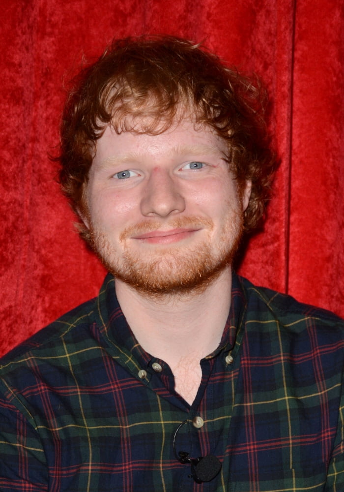 Ed Sheeran At A Public Appearance For Madame Tussauds Unveils Wax Figure Of Ed Sheeran Canvas Art - (16 x 20)