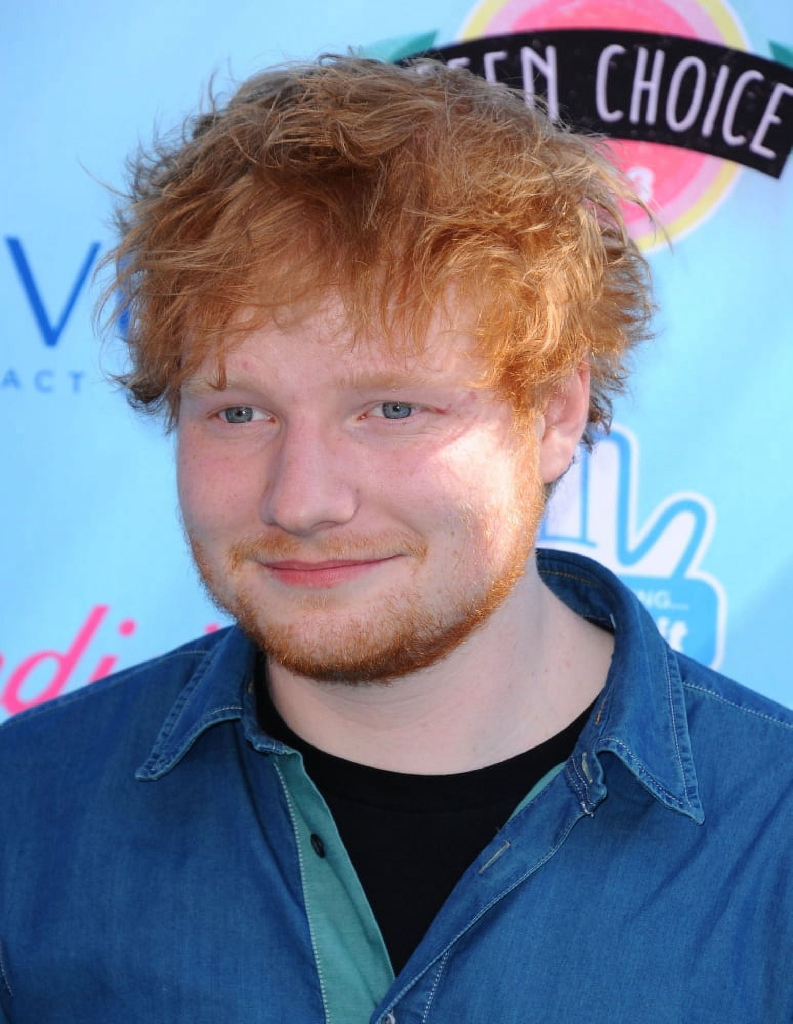 Ed Sheeran At Arrivals For Teen Choice Awards 2013 Canvas Art - (16 x 20)