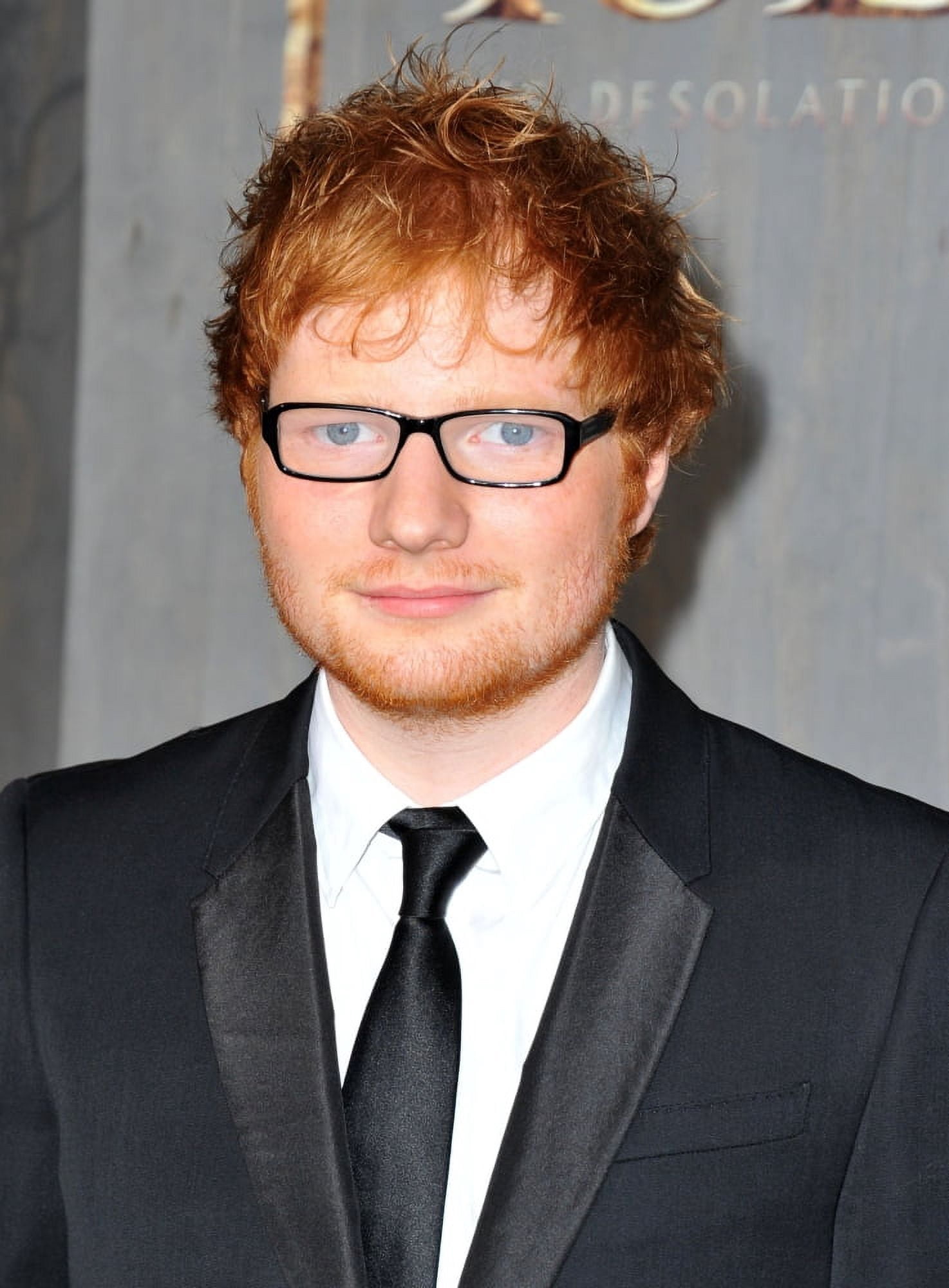 Ed Sheeran At Arrivals For The Hobbit The Desolation Of Smaug Premiere Canvas Art - (16 x 20)