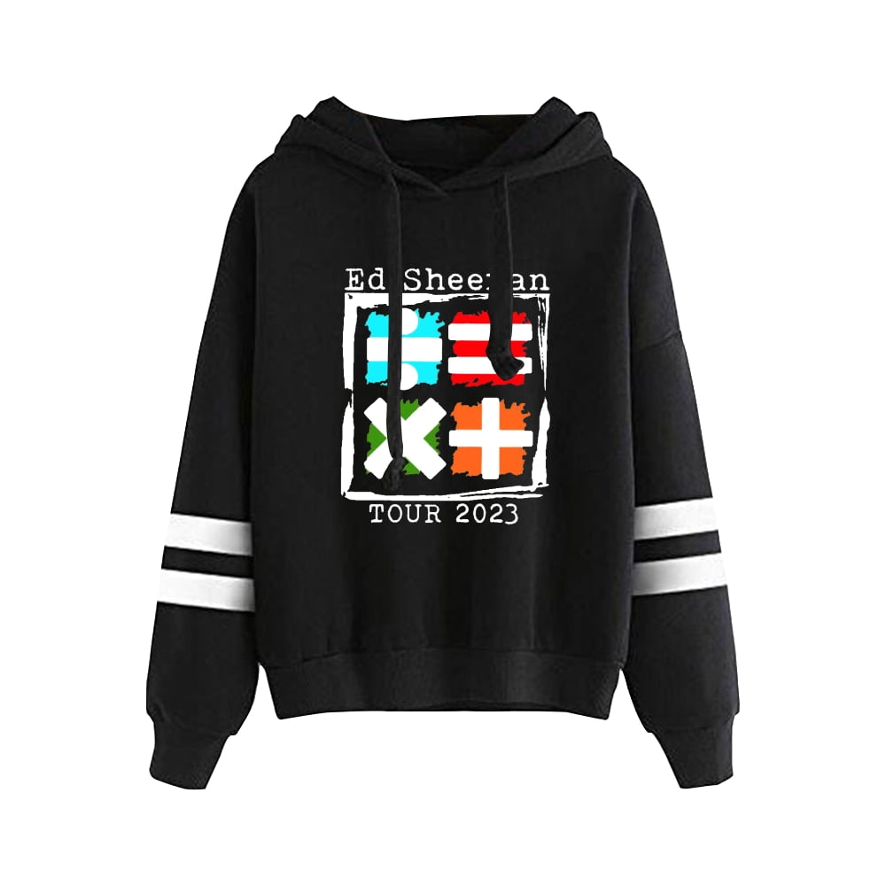 Ed Sheeran Merch 2023 Mathematics Tour Pocketless Parallel Bars Sleeve Sweatshirt Men Women s Hoodie
