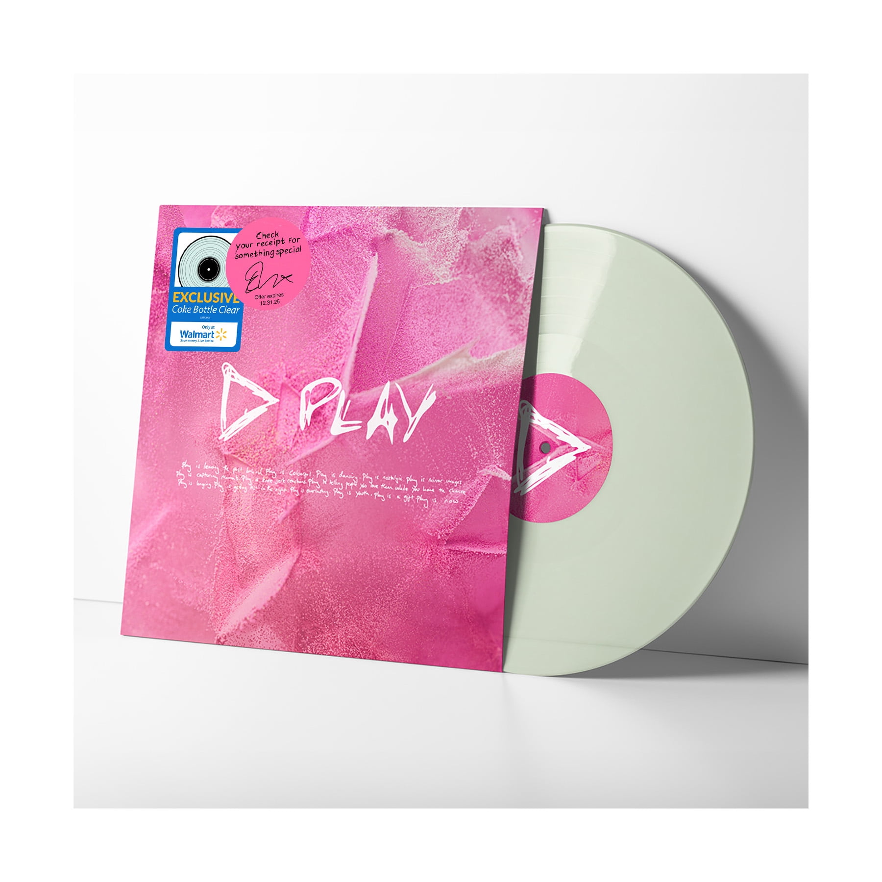 Ed Sheeran - PLAY (Coke Bottle Clear Vinyl) (Walmart Exclusive gift with purchase) - Vinyl